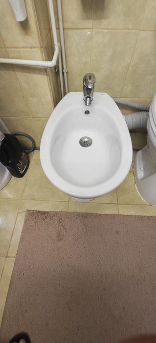 Vând dulap baie ; vană ; bideu.