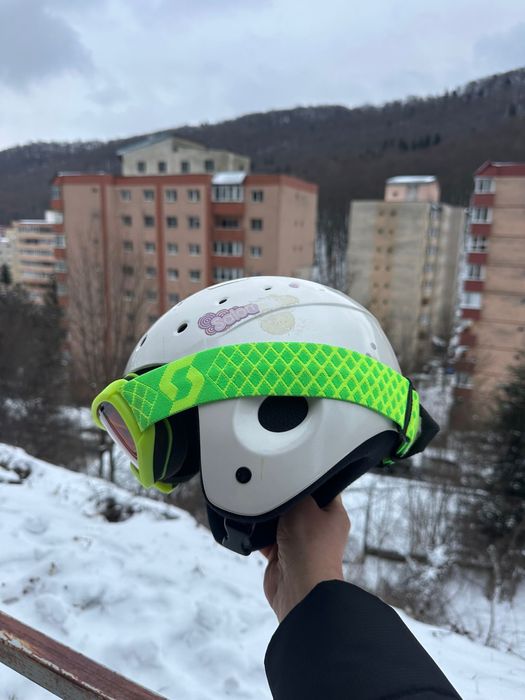 Casca si ochelari ski copii