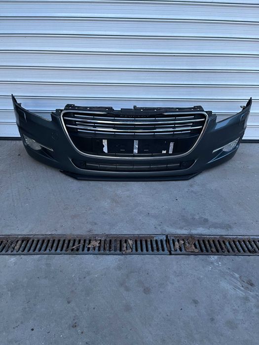 Предна броня ТЪМНОСИВ МЕТАЛИК Peugeot Пежо 508 pejo