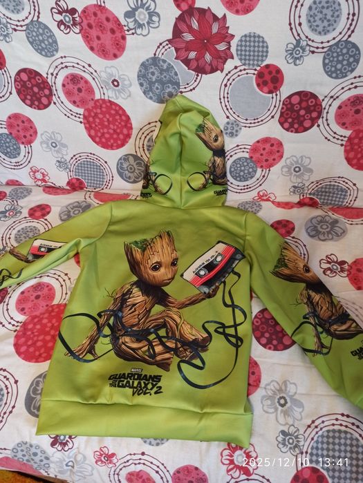Trening Marvel Groot Hanorac Pantaloni Guardian of Galaxy copii 8-9-10