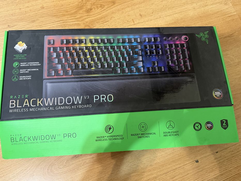 Razer BlackWidow V3 Pro, Yellow Switch, механична