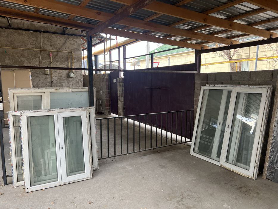 Б/У пластиковые окна,акфа терезелер;