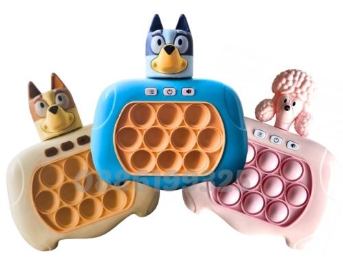 Поп ит игра Блуи и Бинго, Pop it Quick Push Bluey Bingo