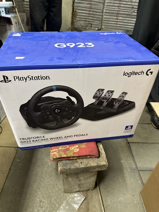 Игровой контролер Logitech G923 + Driving force Shifter черный