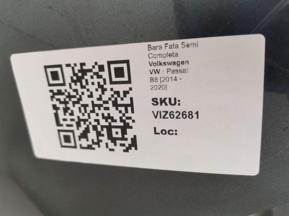 Bara Fata Volkswagen VW Passat B8 2014 2015 2016 2017 2018 2019 2020 I