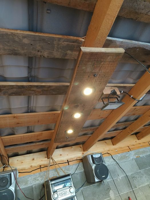 Дървен полилей !!!