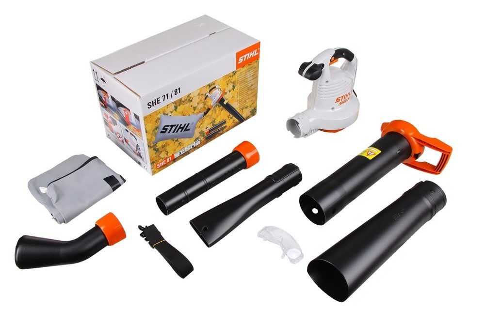 Электрический садовый пылесос STIHL SHE 81, 1400 Вт