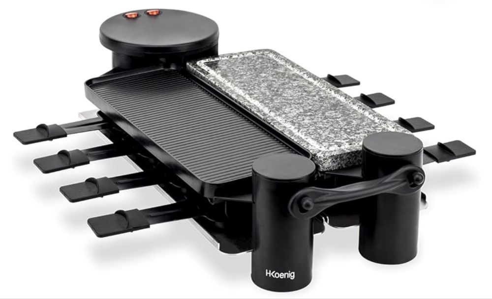 H.Koenig grill electric multifuncțional pentru 8 persoane RP360