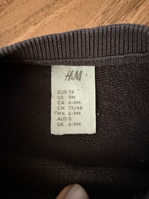 Set costume pantaloni Pulover bluza H&M 6-9, 74