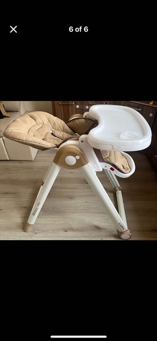 Lorelli столче за хранене. Подарък  лигавник и подложка за хранене