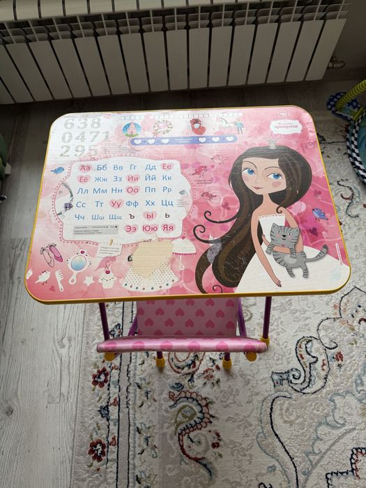 Детский столик со стульчиком «Принцесса»