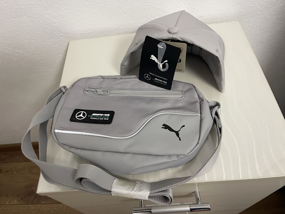 Sapca si borseta Puma Mercedes Amg
