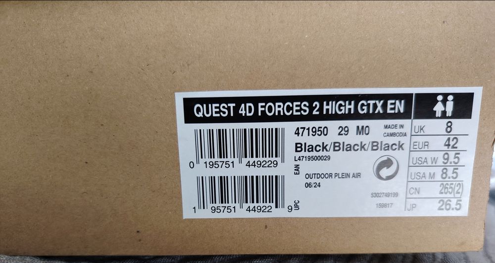 Ghete Salomon Quest 4D Forces High GTX
