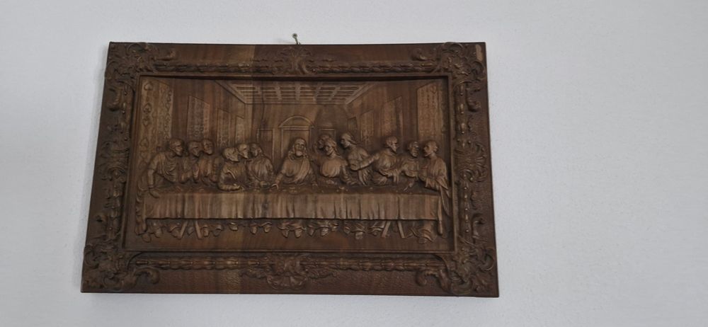 Icoana  veche pe lemn