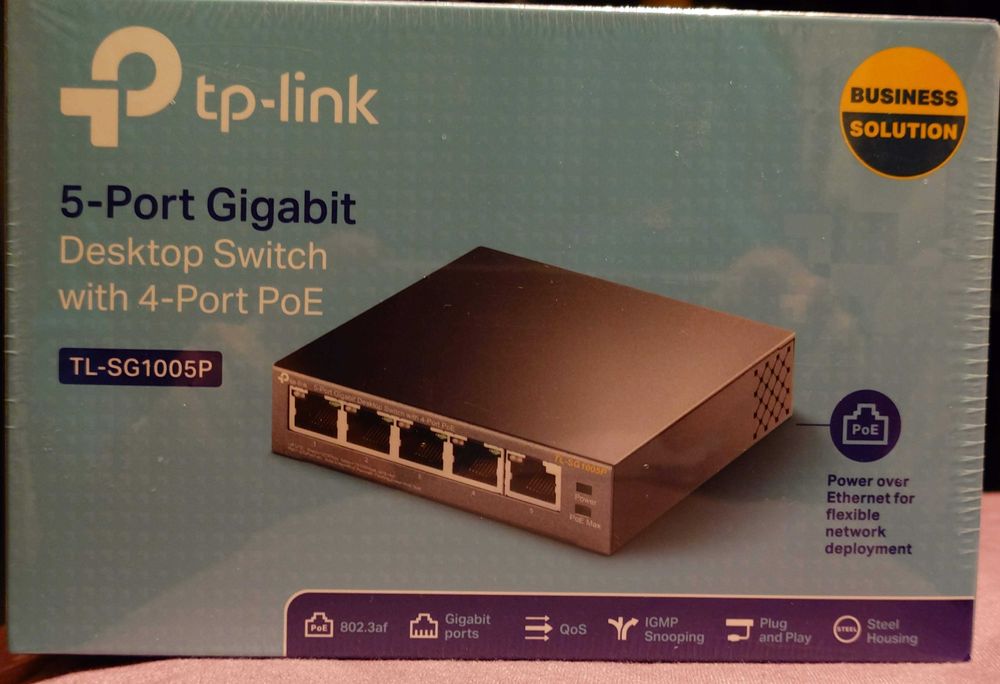 Switch TP-LINK TL-SG1005P 5-Port Gigabit PoE