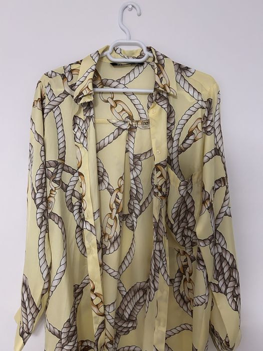 Camasa galbena cu model