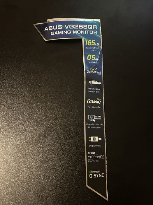 Monitor Gaming Asus VG258QR 165HZ 0.5ms