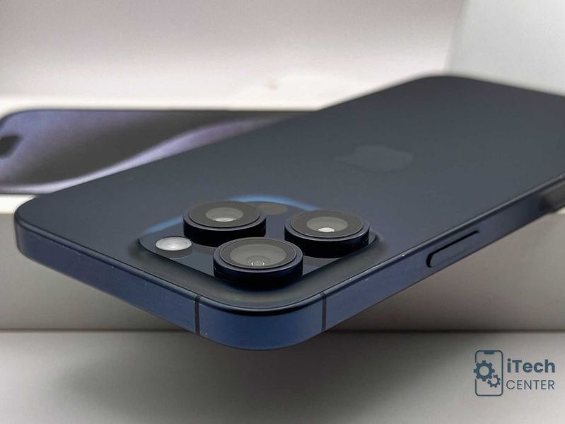 iPhone 15 Pro MAX, Blue, 256GB, 100% батерия, КАТО НОВ, ГАРАНЦИЯ!