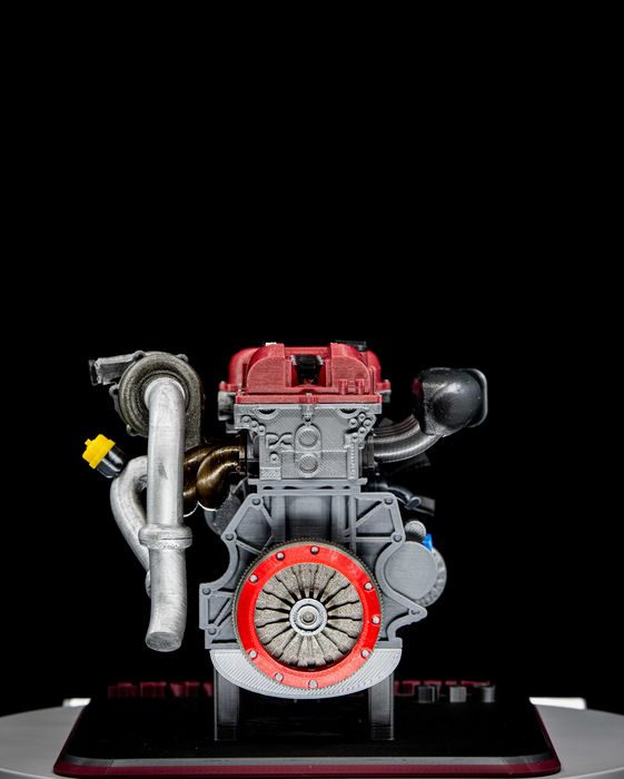 Motor Nissan SR20DET – Scară 1/6 | Miniatură 3D Handmade | JDM