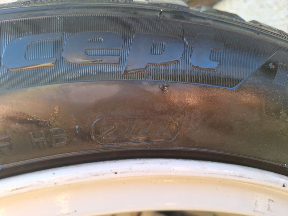 Алуминиеви джанти 16" за Мерцедес с 2 бр гуми зимни