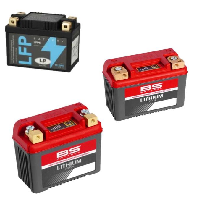 Baterie BS Lithium LiFePO4 12V 24 wh pentru motociclete