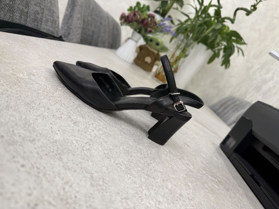 Женская обувь туфли мюли из натуральной кожи