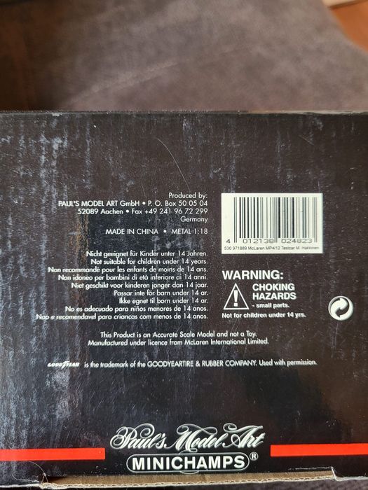 Колекционерски  модел McLaren MP4/13, сезон 1998г