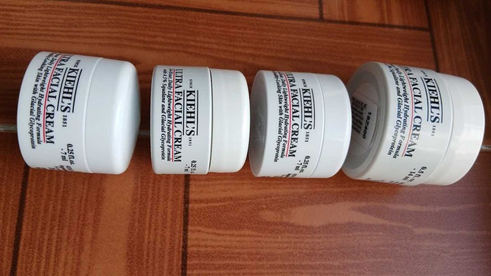 Set Kielh's Ultra Facial, Midnight Recovery, Super Multi-correct, Calendula si portfard