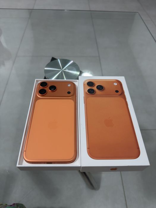 iPhone 17 Pro Max cosmic orange 256GB • ca NOU • baterie 98% • factura si garantie •
