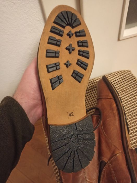 Pantofi incaltaminte ghete barbati Zign elegant piele 42