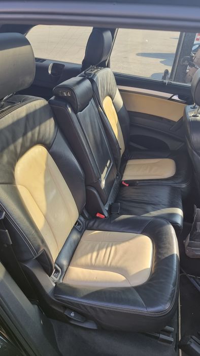 Кожен салон Audi Exclusive Q7 Recaro S line подгряване 7 места Ауди