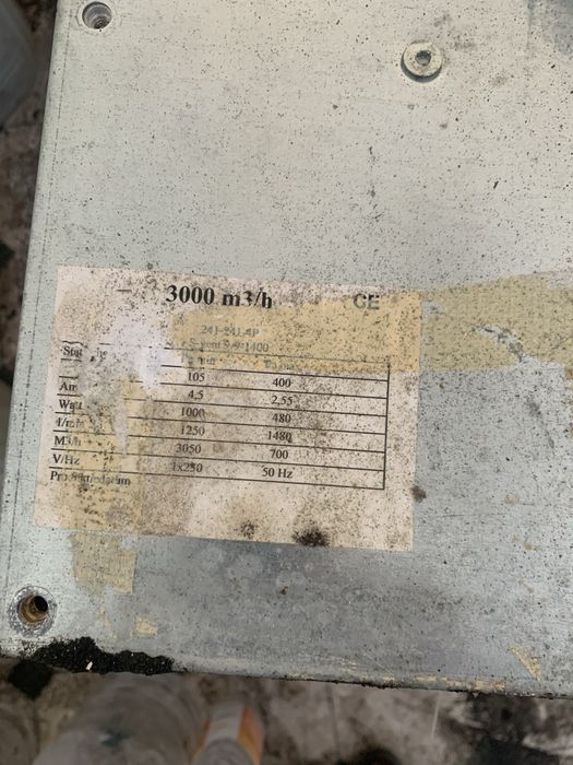 Filtre capacitate mare/ventilator