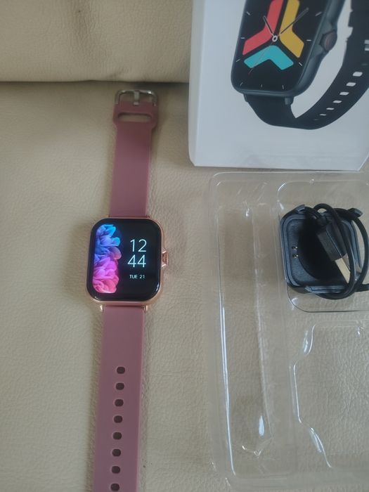 Ceas smartwatch inteligent compatibil Android iOS