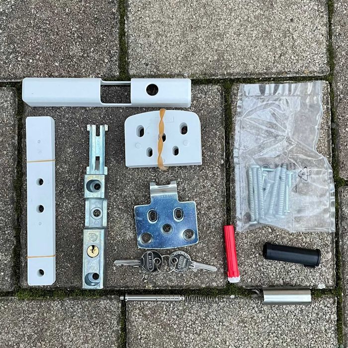 ABUS FTS206 W – Încuietoare pentru fereastră, albă – Keyed-Alike