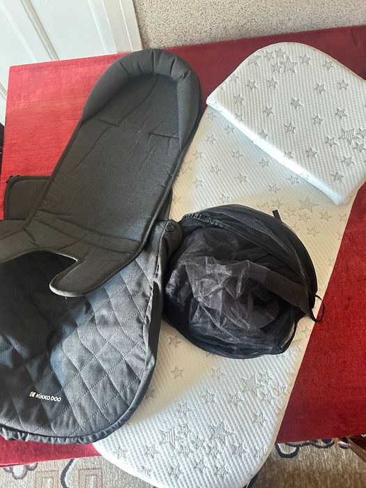 Бебешка количка с трансформираща се седалка 3в1 KikkaBoo Gianni, Black