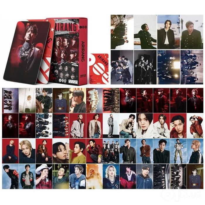 BTS guruhi Lomo cards