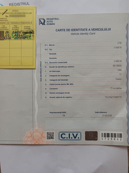 Tr 650 cu utilaje