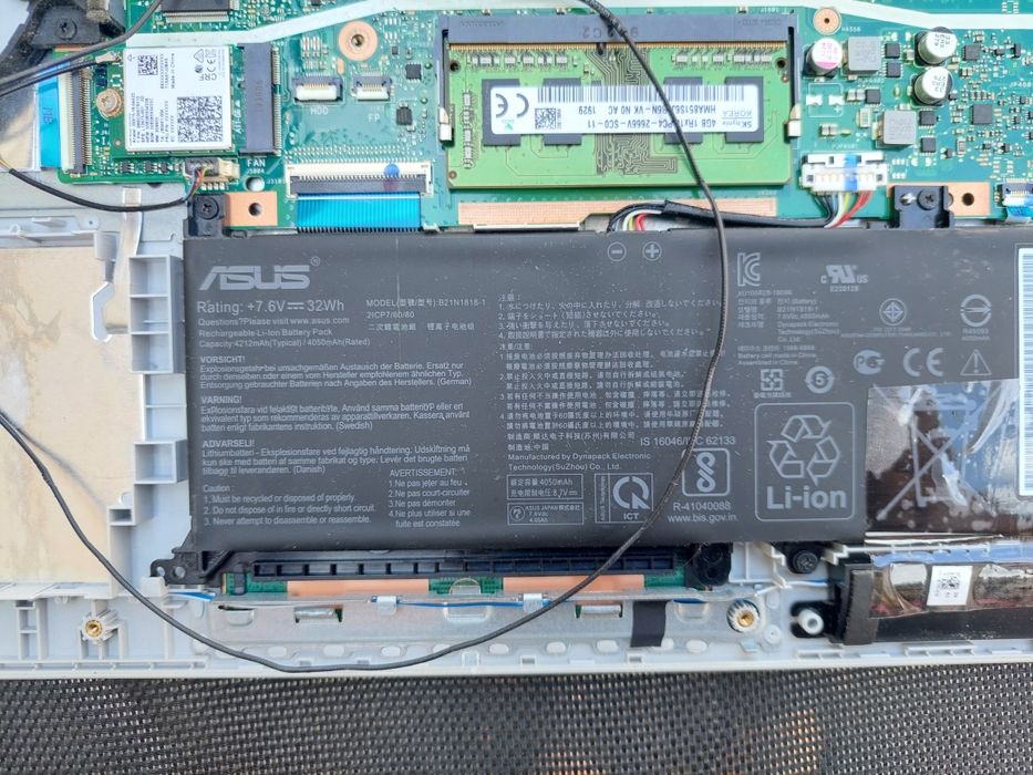 Dezmembrez Laptop Asus X509F