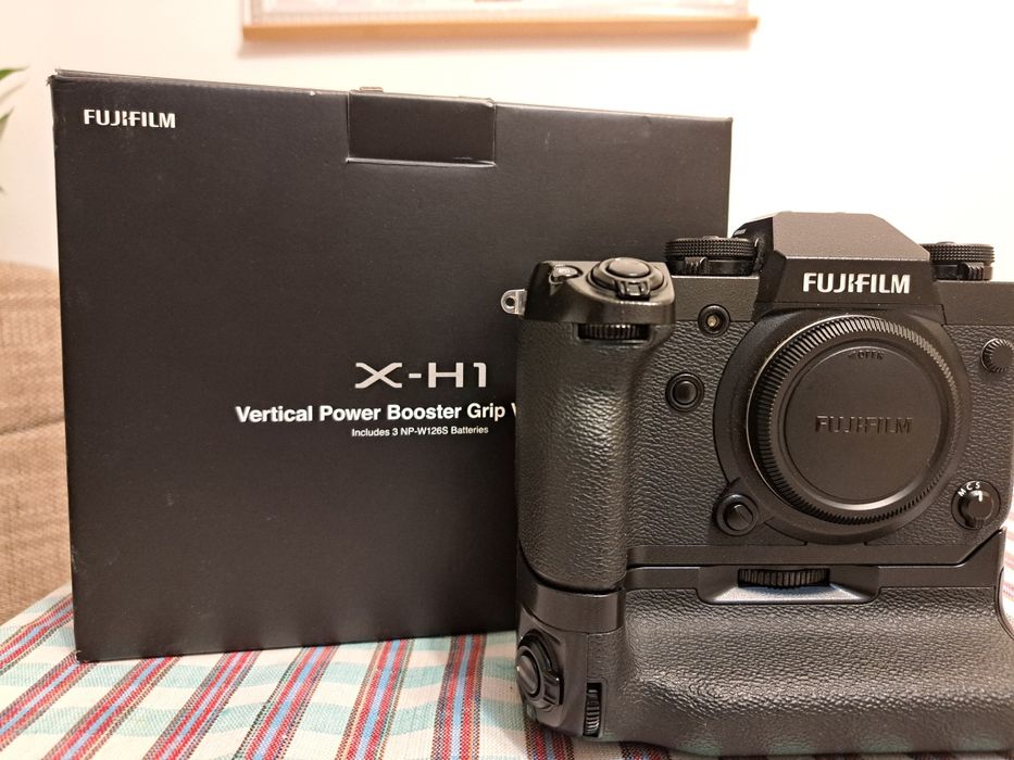 Fujifilm X-H1 body plus grip ca nou, 5 k cadre, optic/tehnic nou.