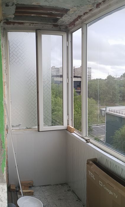 Рама балконная пластиковая