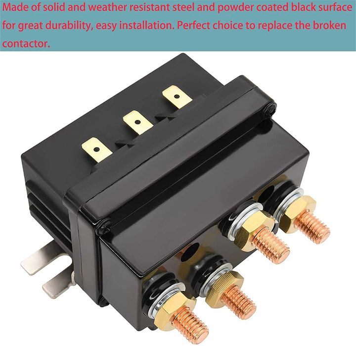 Bobina Solenoid troliu dublus sens 500A /Heavy duty Winch Solenoid