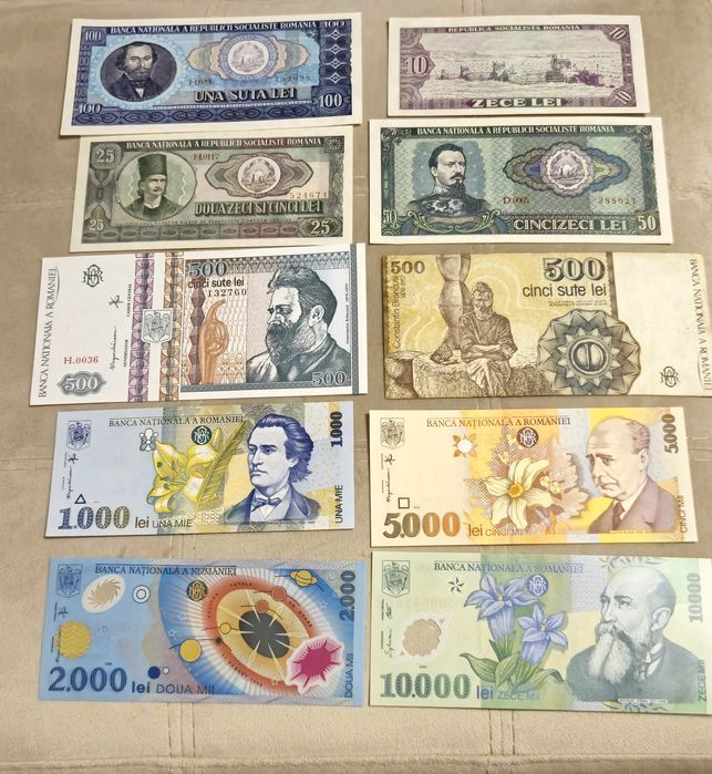 Vând bancnote vechi, românești, pentru colecționari, Anii 1966 -