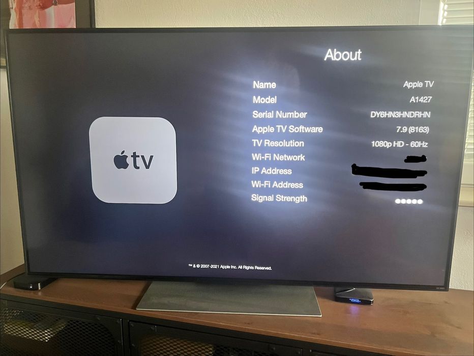 Apple TV. 3 Generation. В отлично състояние.
