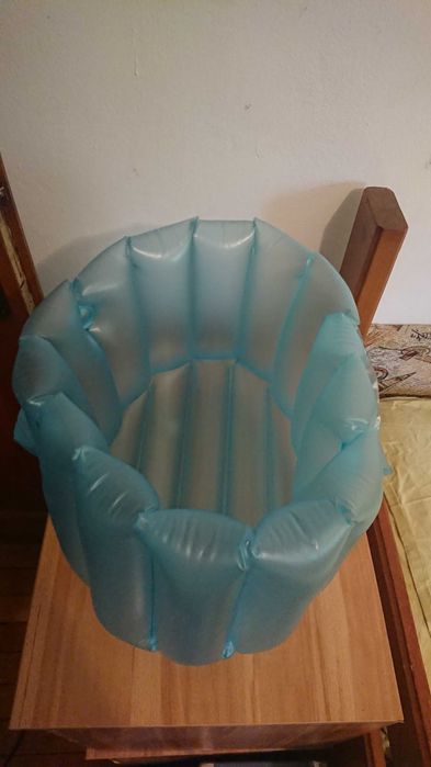 Piscina picioare gonflabil cu manere