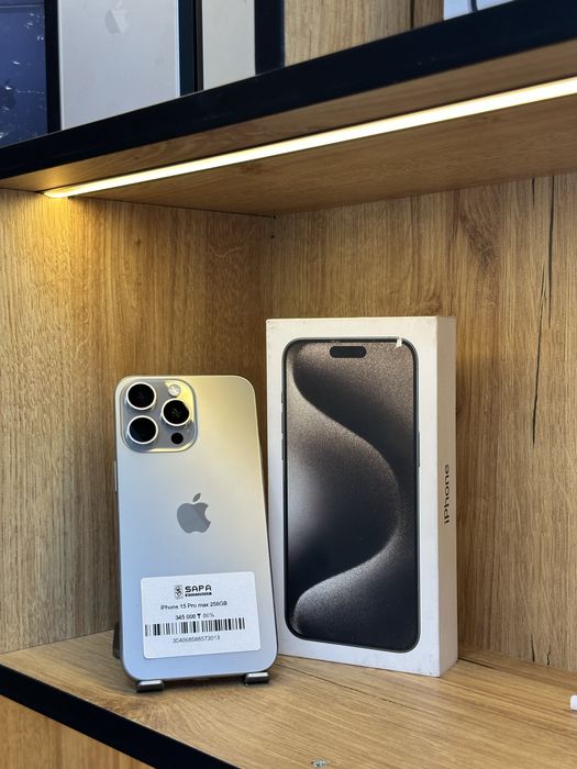 iphone 15 pro max silver 256gb