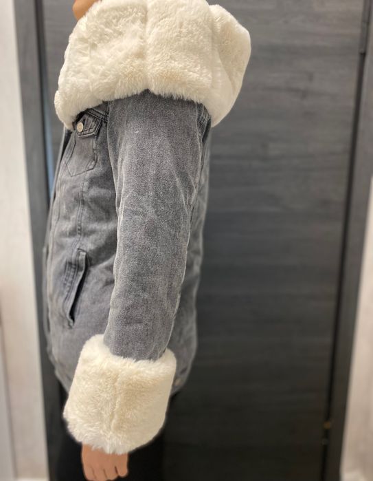 Дамско дънково якенце