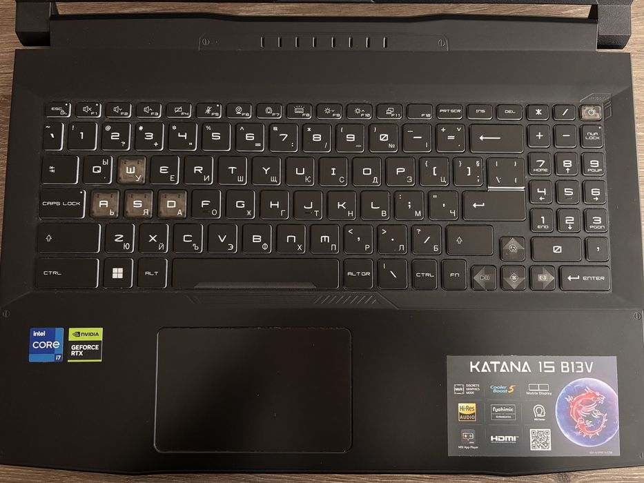 Геймърски Лаптоп Katana 15 B13V гейминг