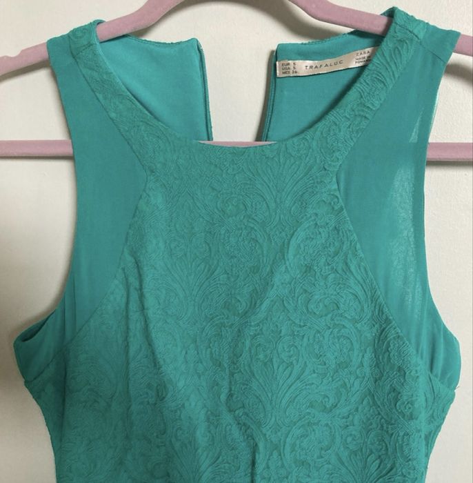 Тюркоазена рокля Zara