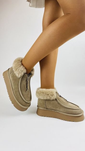 Сапоги женские с мехом