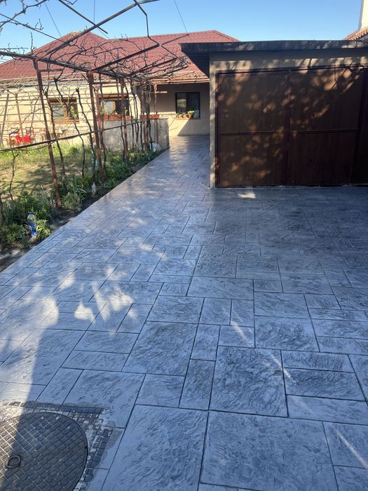 Beton amprentat și maturat premium